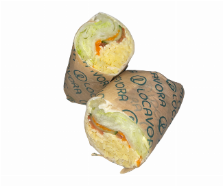 Cheese & Salad Wrap (V)